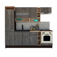 Bucatarie COSSY NEW 250 A2 Wenge / Decor K352